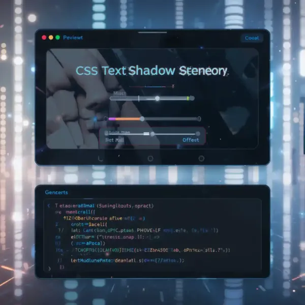 CSS Text Shadow Generator